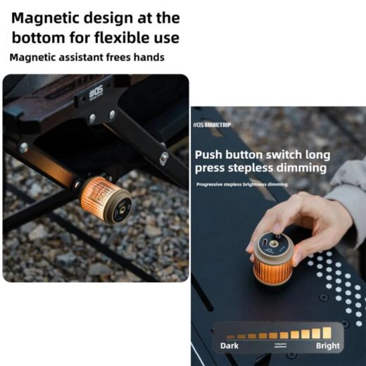 Lampu Mini Atmosfer Camping Rotating SHINETRIP Lampu Hanging Tent Lampu Hiking Mendaki Outdoor - Image 2