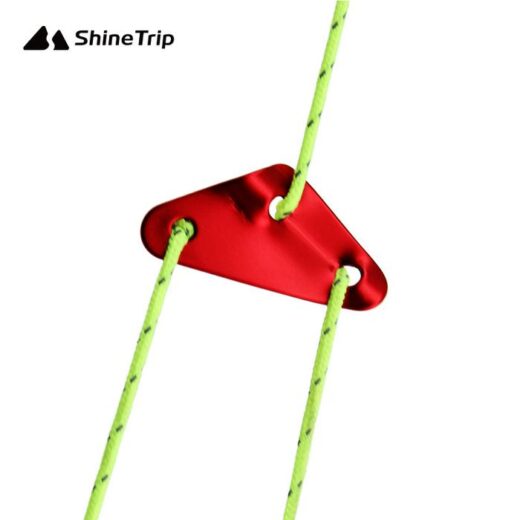 SHINETRIP Rope Stopper Aluminium Alloy Awning Tent Rope Triangle Buckle Pengencang Tali Flysheet Camping Outdoor - Image 4