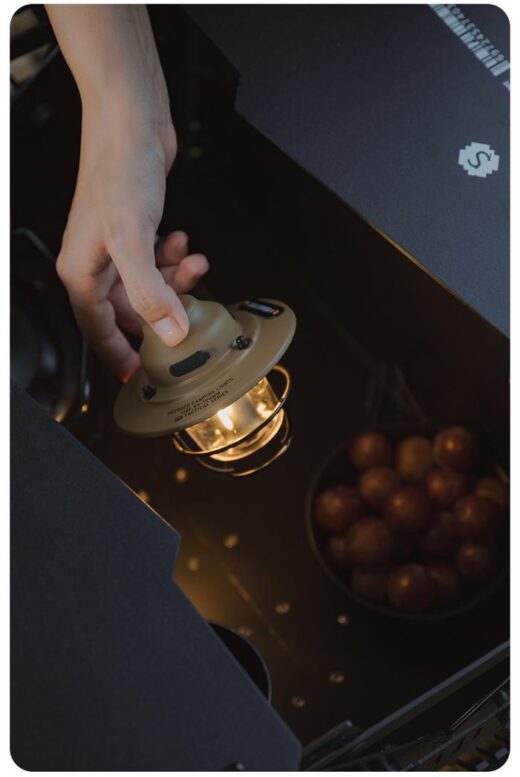 SHINETRIP Lampu Gantung Camping Retro Style Lantern Pinecone - Image 2