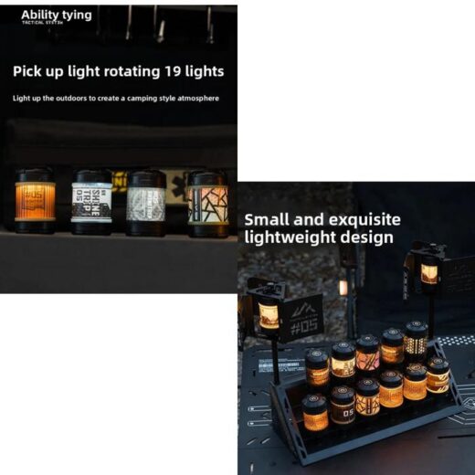 Lampu Mini Atmosfer Camping Rotating SHINETRIP Lampu Hanging Tent Lampu Hiking Mendaki Outdoor - Image 5