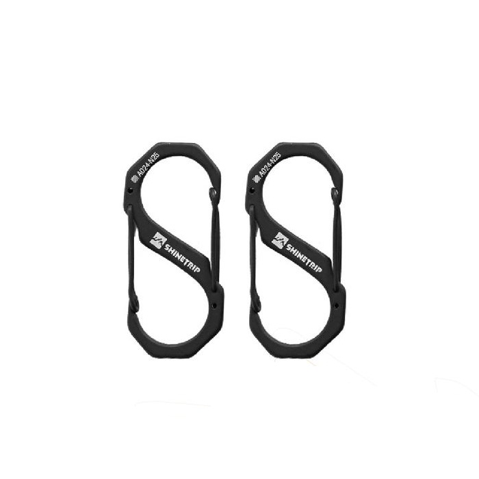 Carabiner D-Type SHINETRIP Outdoor Carabiner S-Type Gantungan Kunci Camping Hiking Mendaki