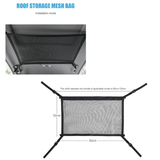 Car Storage Net Jaring Plafon Atap Mobil Kantong Jaring Campervan Storage Net - Image 7