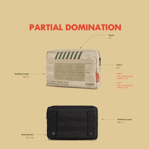 CARGO CONTAINER Slim Storage Bag Tactical Tas Penyimpanan Multifungsi Camping - Image 2