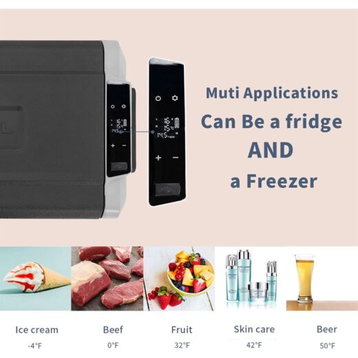 Kulkas Portable Alpicool T60 60L Freezer Mobil Campervan Motorhome Kulkas Vaksin Ice Tiger Car Refrigerator Compressor Refrigeneration Car Home Dual Use - Image 2