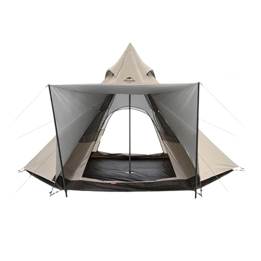 NATUREHIKE Tenda Piramida 3-4P NH20ZP013 Pyramid Tent Ranch Camping Tenda Kemah