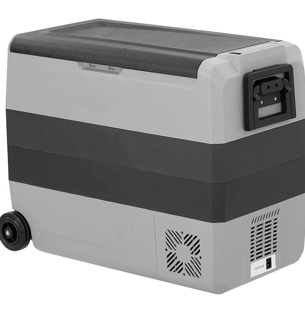 Kulkas Portable Alpicool T60 60L Freezer Mobil Campervan Motorhome Kulkas Vaksin Ice Tiger Car Refrigerator Compressor Refrigeneration Car Home Dual Use