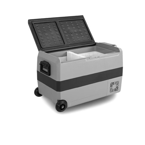 Kulkas Portable Alpicool T50 50L Freezer Mobil Campervan Motorhome Kulkas Vaksin Ice Tiger Car Refrigerator Compressor Refrigeneration Car Home Dual Use