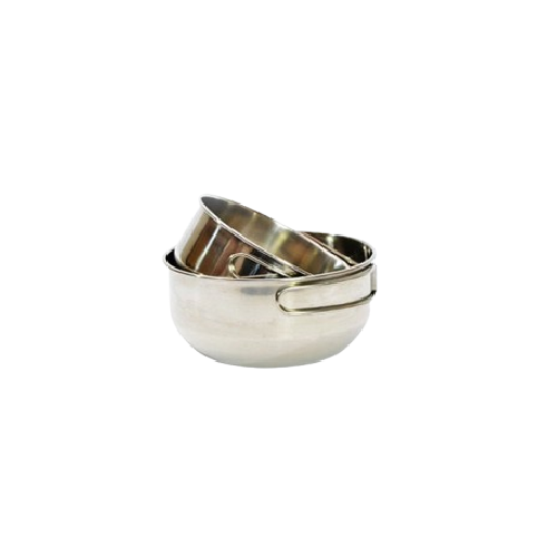 Mangkuk Lipat Stainless Steel 304 Folding Bowl Nesting Alat Masak Camping Outdoor Hiking Mendaki
