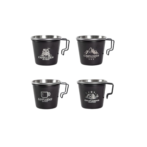 Gelas Camping Mini CAMPLEADER 70ML With Rope Mini Cup Outdoor Mug Camping