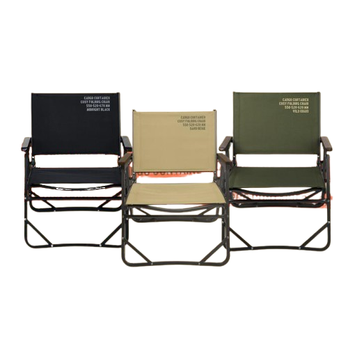 CARGO CONTAINER Cosy Folding Chair M Tactical Kursi Lipat Camping