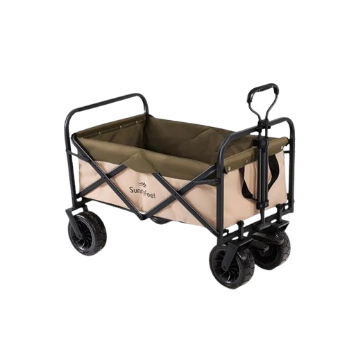 SUNNYFEEL Troli Lipat Portable Camping Outdoor Trolley Kapasitas 150L