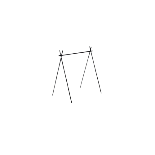 Indian Hanger Rack MINIMAL WORKS Rak Gantung Hanging Rack Camping Outdoor