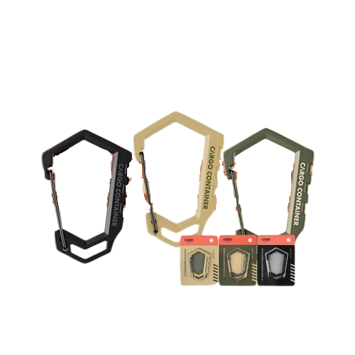 CARGO CONTAINER Hard Carabiner D Lightweight Kirsite Gantungan Camping Outdoor