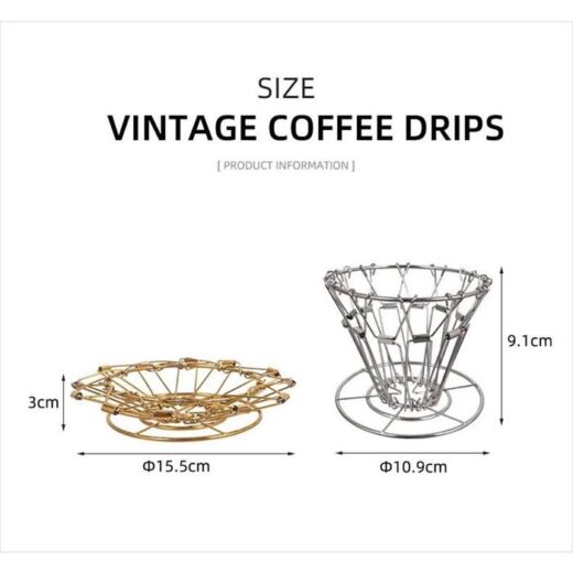 CLS Coffee Drip Rack 304 Stainless Steel Filter Kopi Camping Outdoor - Image 2