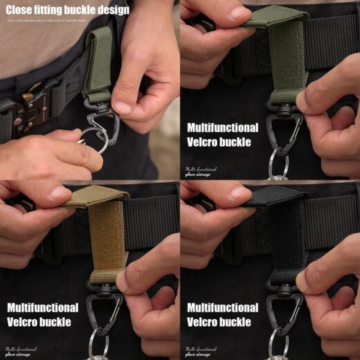 Gesper Gantung Multifungsi ISE MOUNT Outdoor Tactical Backpack Hanging Gantungan Buckle 360 Rotation Hiking Mendaki - Image 2