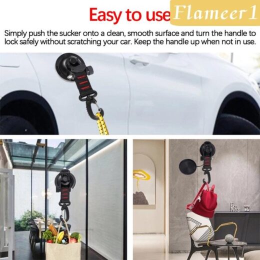 Suction Cup Multifungsi Camping Tenda Outdoor Campervan Awning - Image 4