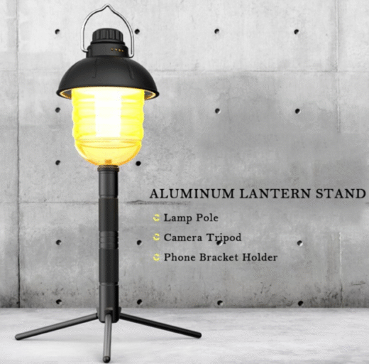 Tripod Aluminium Alloy Multifungsi Light Stand Camera Camping Outdoor Tripod Lampu Kamera HP - Image 4
