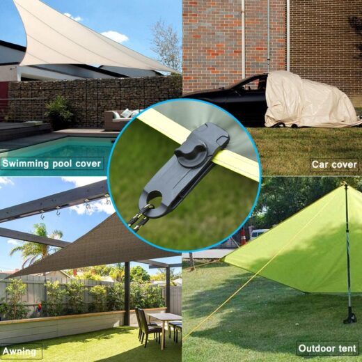 Penjepit Tenda ISE MOUNT Tent Clip Tent Snaps Tarps for Outdoors Camping Campervan - Image 3