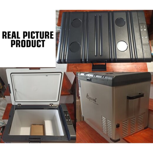 Kulkas Portable Alpicool C50 50L Freezer Mobil Campervan Motorhome Kulkas Vaksin Ice Tiger Car Refrigerator Compressor Refrigeneration Car Home Dual Use - Image 3
