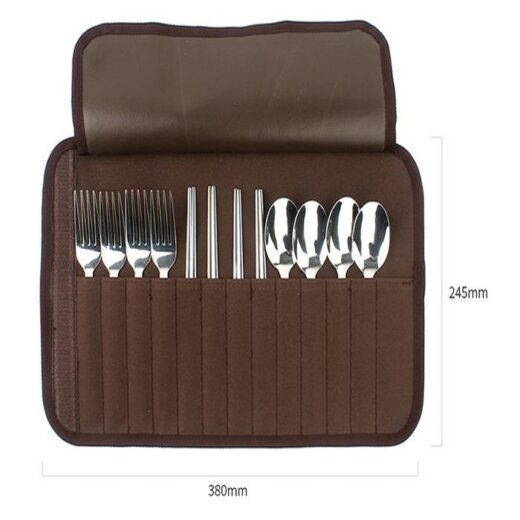 Set Alat Makan Camping Peralatan Makan CLS Nesting Outdoor Hiking Mendaki Cooking - Image 3