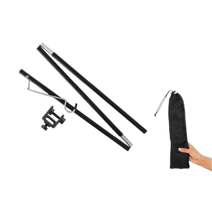 Tiang Lampu Gantung Camping Campervan Folding Lamp Pole Light Stand Outdoor Hiking Mendaki