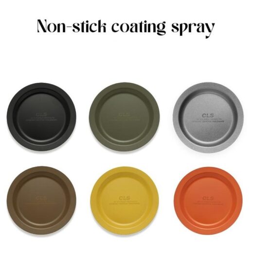 Piring Makan Camping 304 Stainless Steel CLS Dinner Plate Nesting Outdoor Mendaki - Image 5