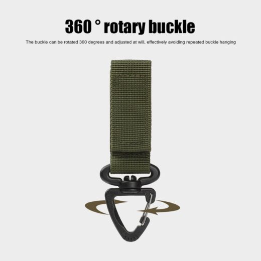 Gesper Gantung Multifungsi ISE MOUNT Outdoor Tactical Backpack Hanging Gantungan Buckle 360 Rotation Hiking Mendaki - Image 3