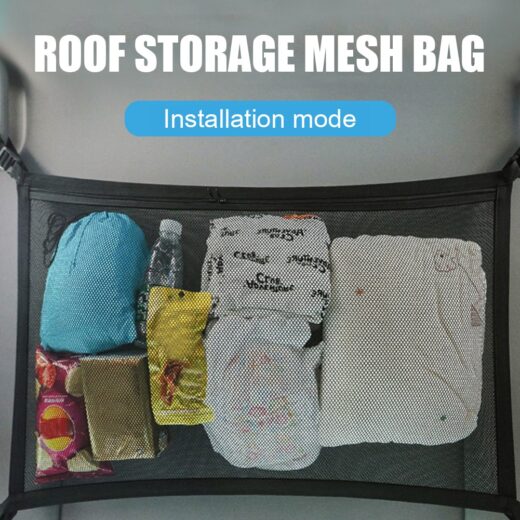 Car Storage Net Jaring Plafon Atap Mobil Kantong Jaring Campervan Storage Net - Image 3