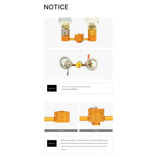 MINIMAL WORKS Chandelier Lantern Stand Tempat Lampu Camping Outdoor - Image 4