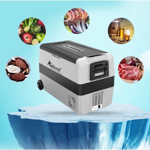 Kulkas Portable Alpicool T50 50L Freezer Mobil Campervan Motorhome Kulkas Vaksin Ice Tiger Car Refrigerator Compressor Refrigeneration Car Home Dual Use - Image 4