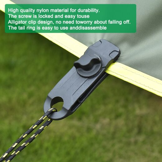 Penjepit Tenda ISE MOUNT Tent Clip Tent Snaps Tarps for Outdoors Camping Campervan - Image 5