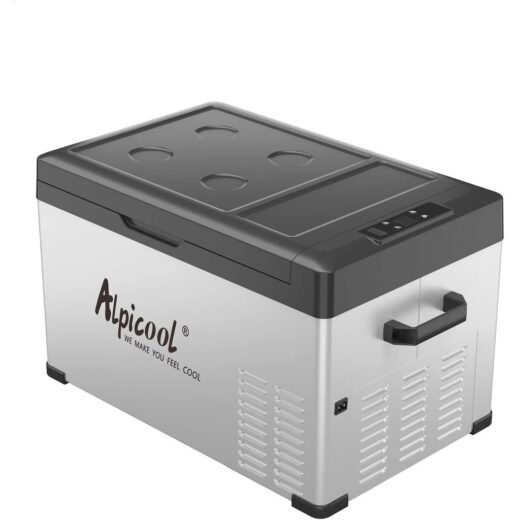 Kulkas Portable Alpicool C30 30L Freezer Mobil Campervan Motorhome Ice Tiger Car Refrigerator Compressor Refrigeneration Car Home Dual Use - Image 4