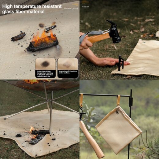 Alas Api Unggun Tahan Api Camping Outdoor Insulation Mat - Image 2