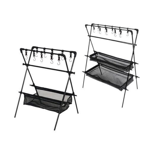 Rak Gantung Pengering Portable Camping Outdoor Drying Storage Rack