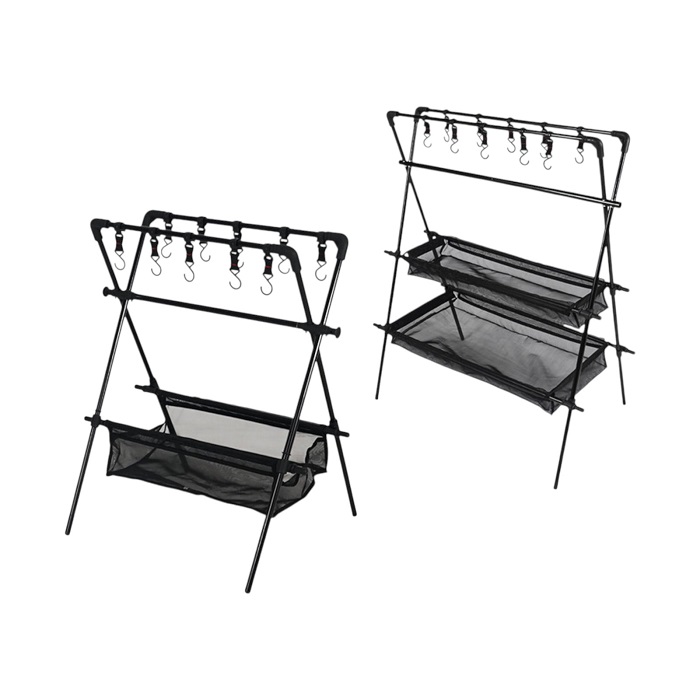 Rak Gantung Pengering Portable Camping Outdoor Drying Storage Rack