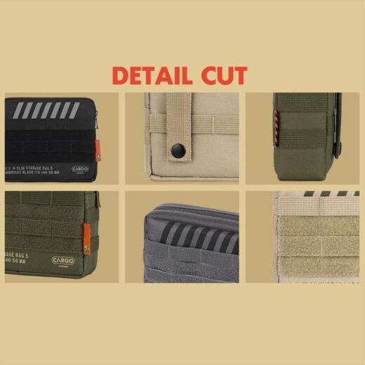 CARGO CONTAINER Slim Storage Bag Tactical Tas Penyimpanan Multifungsi Camping - Image 5
