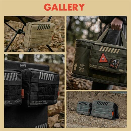 CARGO CONTAINER Slim Storage Bag Tactical Tas Penyimpanan Multifungsi Camping - Image 6