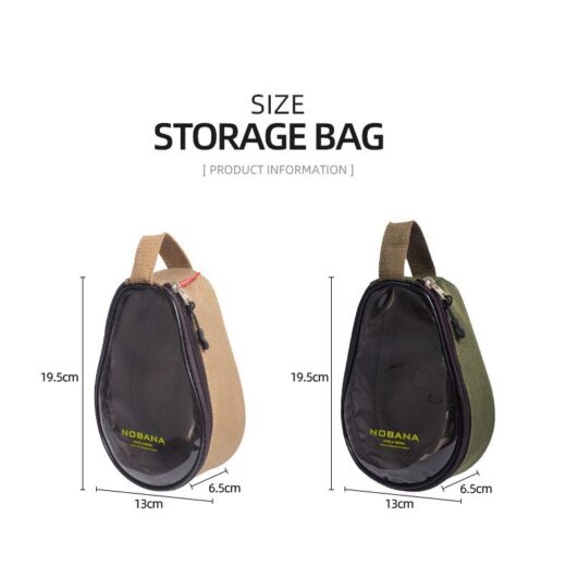 Mangkuk Gantung Lipat Stainless Steel Portable Nesting Camping Hiking Panci Masak Kemah Mendaki - Image 2