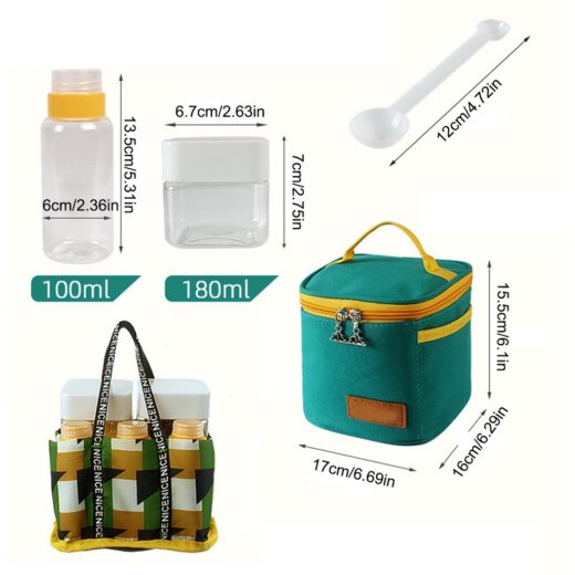 Kotak Penyimpanan Bumbu Spice Box Outdoor Camping Picnic Equipment Botol Bumbu Alat Masak Kemah Hiking Mendaki - Image 6
