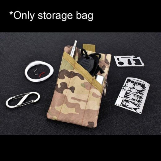 Tas Penyimpanan ISE MOUNT Storage Hand Bag Travel Pocket Bag Tactical Backpack Pouch Multifungsi - Image 3