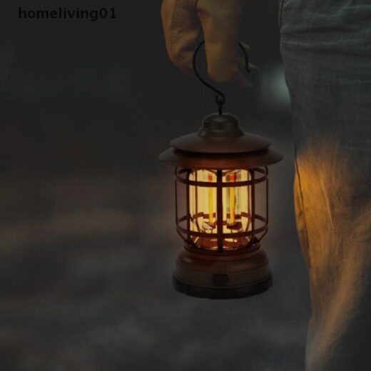 Lampu Tenda Camping Outdoor Tent Lamp Hiking Hanging Lantern Lampu USB Kemah - Image 3