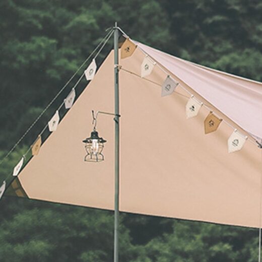 Bendera Motif Pentagonal ISE MOUNT Flags Camping Outdoor Hiasan Aksesoris Dekorasi Bendera Segitiga Tenda Pentogonal - Image 6
