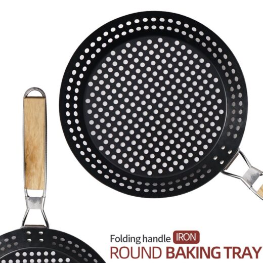 Wajan Teflon Frying Pan BBQ Alat Masak Camping Outdoor Hiking - Image 2