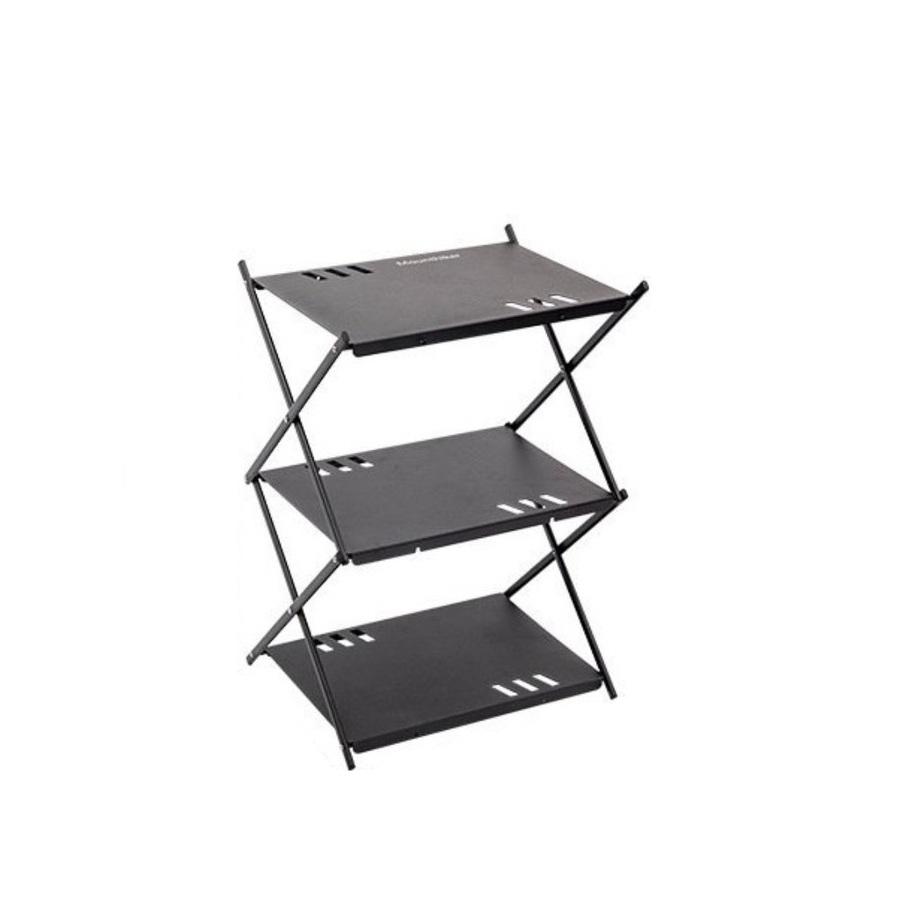 Rak Susun Lipat Aluminium MOUNTAINHIKER Portable Multifungsi Camping Meja Susun Mounthiker Kemah