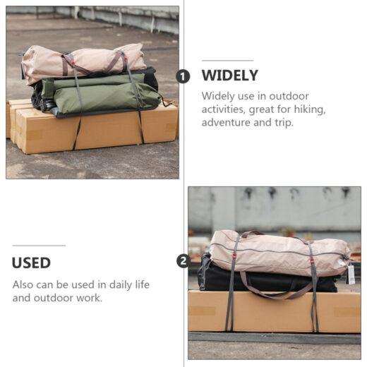 Tali Pengikat Barang ISE MOUNT Outdoor Luggage Belt With Hook Camping Hiking Tali Ikat Peralatan Kemah - Image 2