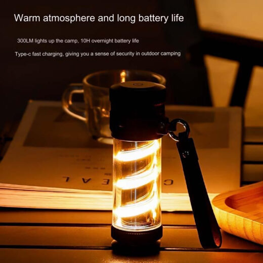 Lampu Camping Retro KXK-818 2000mAh USB Tent Lampu Tenda Waterproof Hiking - Image 2