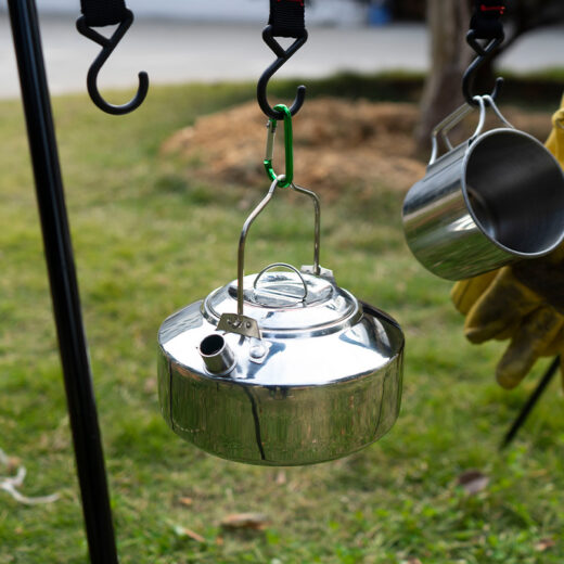 Kettle NOBANA Multifungsi 1L Stainless Steel Nesting Camping Outdoor Hiking Mendaki - Image 2
