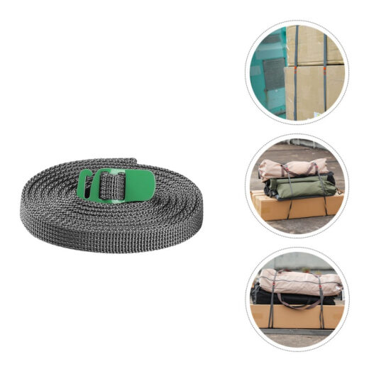 Tali Pengikat Barang ISE MOUNT Outdoor Luggage Belt With Hook Camping Hiking Tali Ikat Peralatan Kemah - Image 3