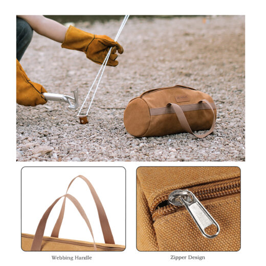 Tas Penyimpanan Peralatan Camping ISE MOUNT Tent Storage Bag Outdoor Hiking Tas Pasak Palu Kemah - Image 7