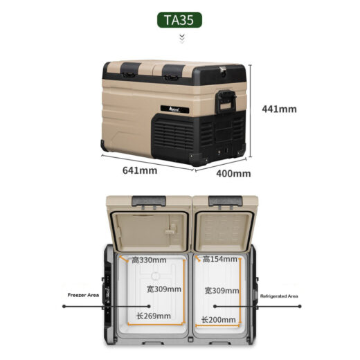 Kulkas Portable Alpicool TA35 35L Freezer Mobil Campervan Motorhome Ice Tiger Car Refrigerator - Image 6